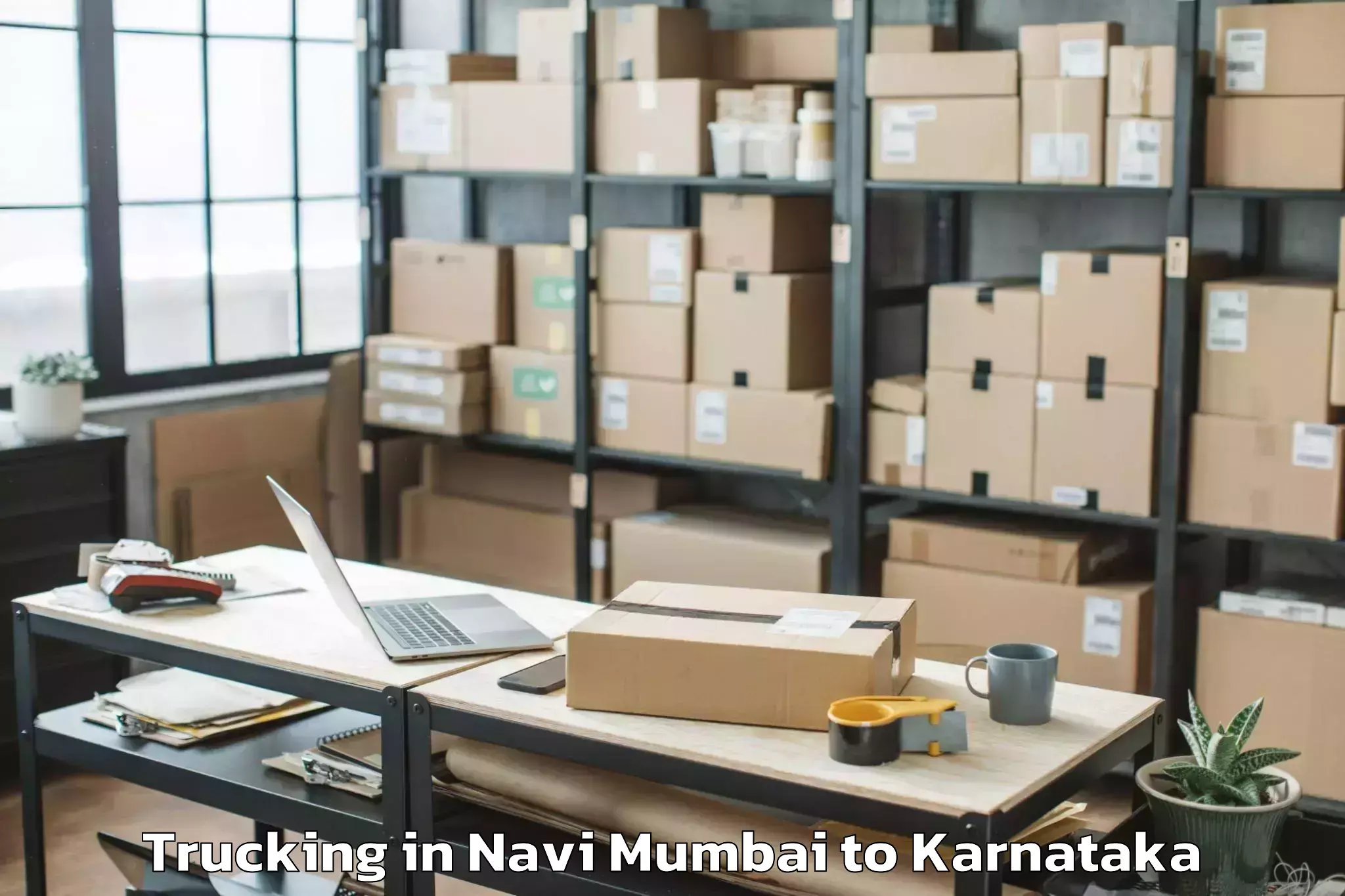 Hassle-Free Navi Mumbai to Munavalli Trucking